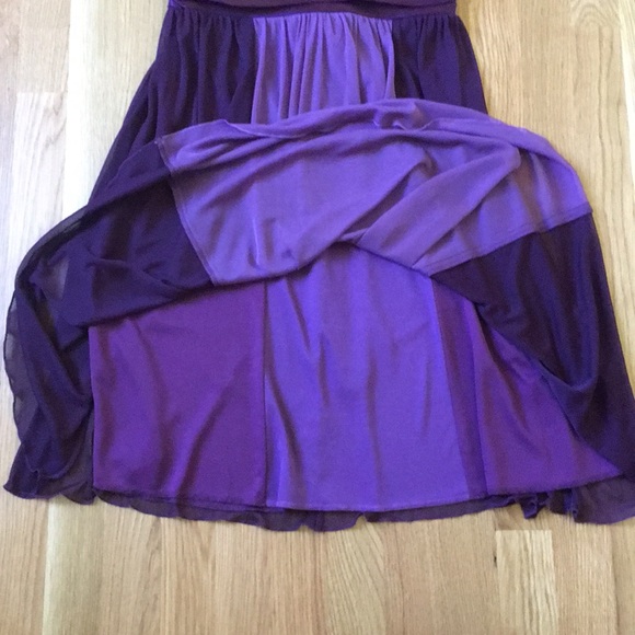 Purple Cocktail Dress Size M - Picture 3 of 8